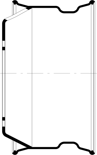 Колесный диск 11,75х22,5  (546.3101012-10)